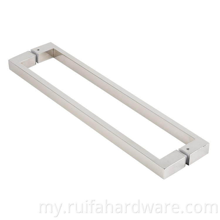 Office Stainless Steel Glass Door Handle (3)